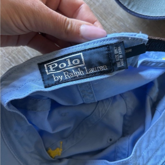 Polo Ralph Lauren Baseball Hat One Size Leather Adjustable Strap Back BUNDLE 5 - Picture 11 of 14